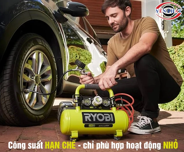 Máy nén khí Ryobi công suất nhỏ