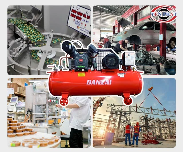 Ứng dụng của máy nén khí Banzai