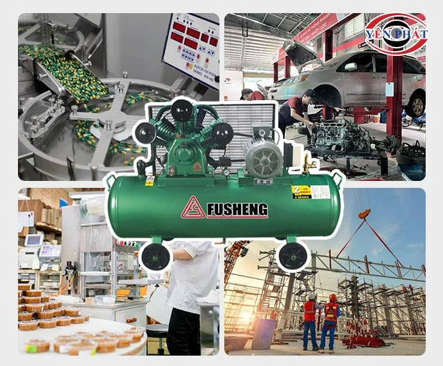 Ứng dụng của máy nén khí Fusheng