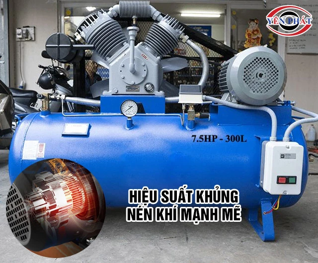 máy nén khí 300L mạnh mẽ