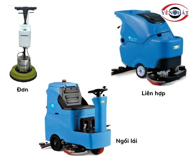 Máy chà sàn Cleanmaid có 3 loại chính