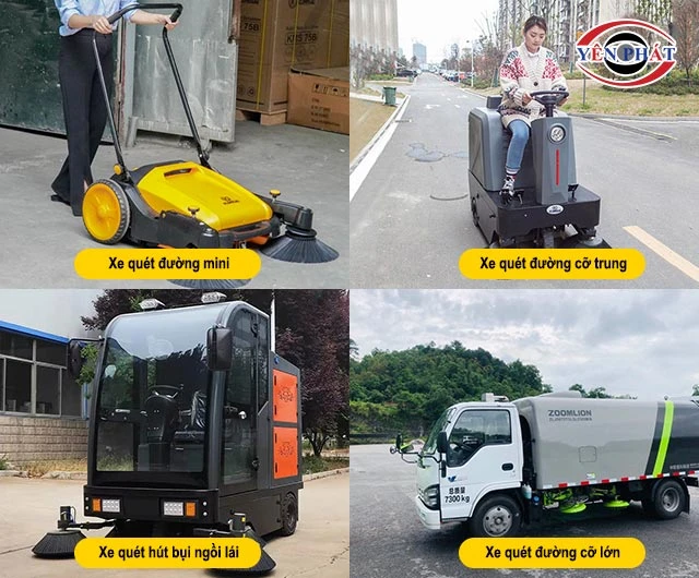 Các loại xe quét đường
