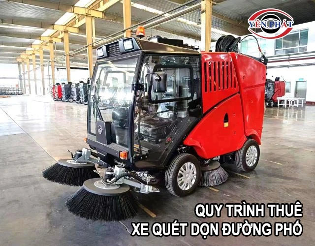 Quy trình thuê xe quét dọn đường phố