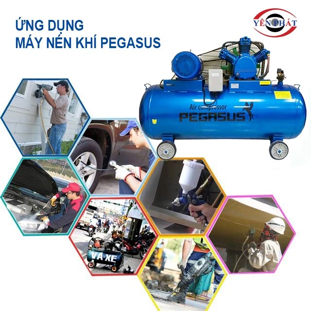 Ứng dụng của máy nén khí Pegasus 