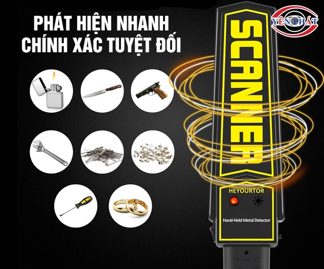 máy dò kim loại cầm tay chính xác