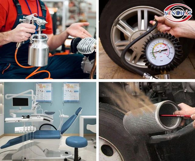 Ứng dụng máy nén khí Wing