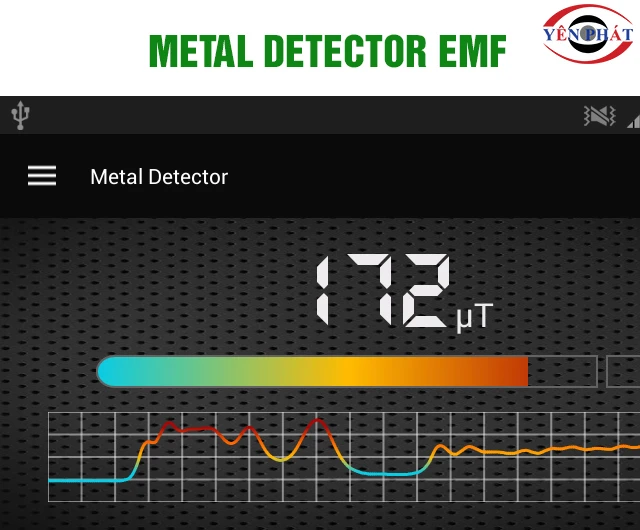 App dò kim loại Metal Detector EMF 