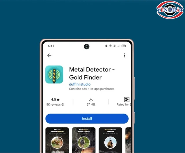 App dò kim loại Metal Detector - Gold Finder