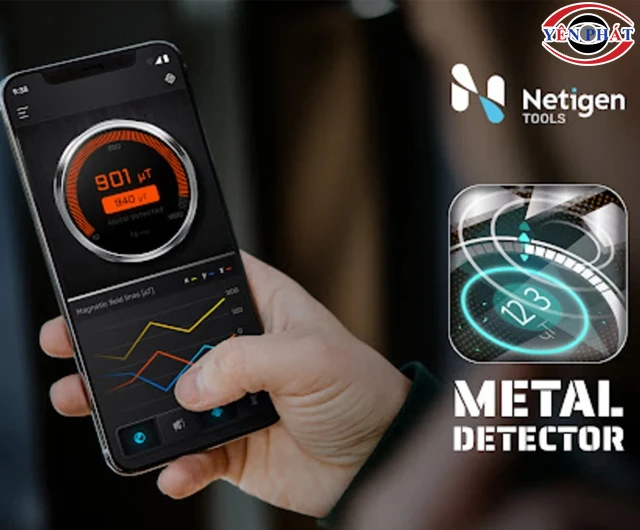 App dò kim loại Metal Detector - Netigen Tools