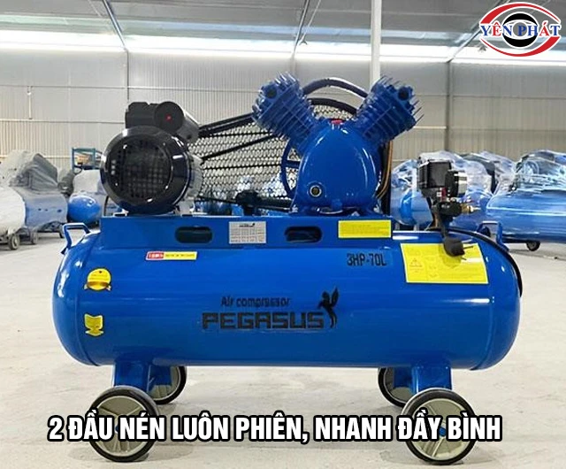 Đầu máy nén khí 2 piston hiệu quả