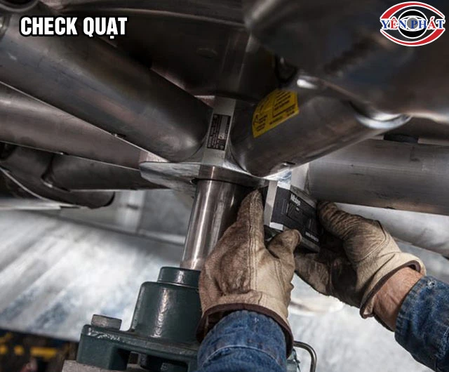 Kiểm tra quạt tháp giải nhiệt bị rung ồn