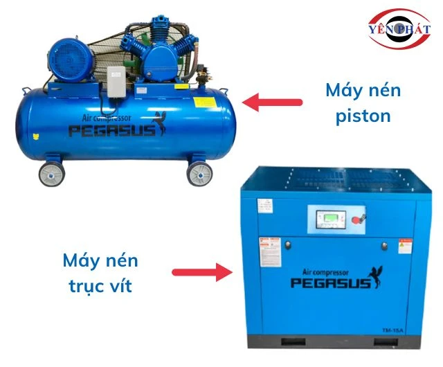 Phân loại máy nén khí Pegasus dựa vào cách vận hành