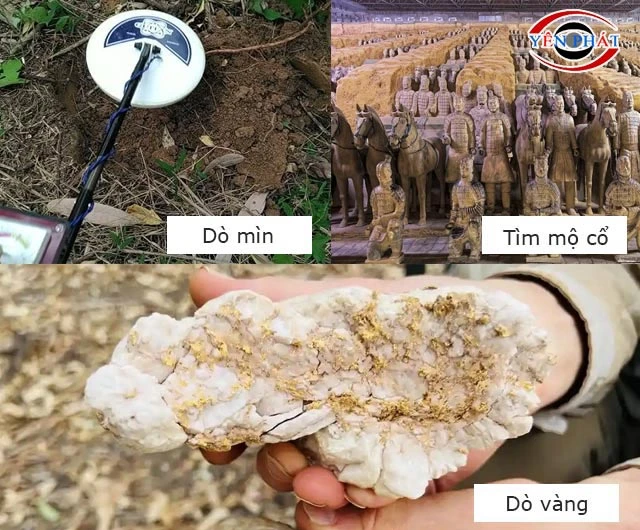 Ứng dụng của máy rà kim loại dưới lòng đất