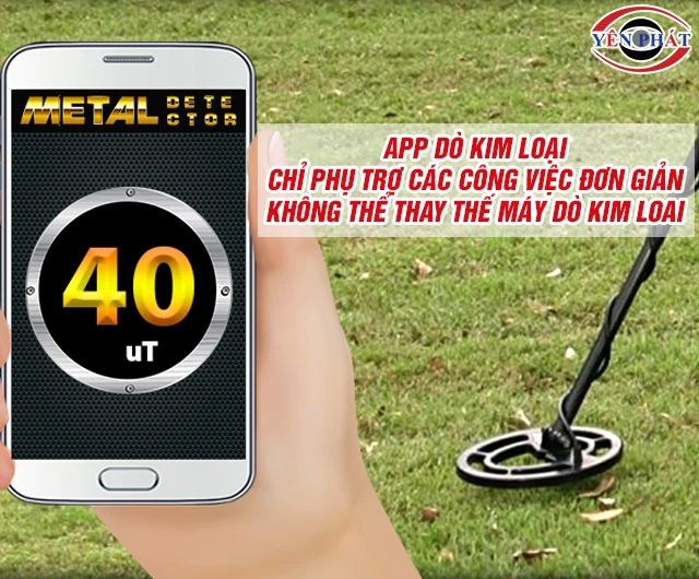 App dò kim loại có thể thay thế máy dò kim loại không