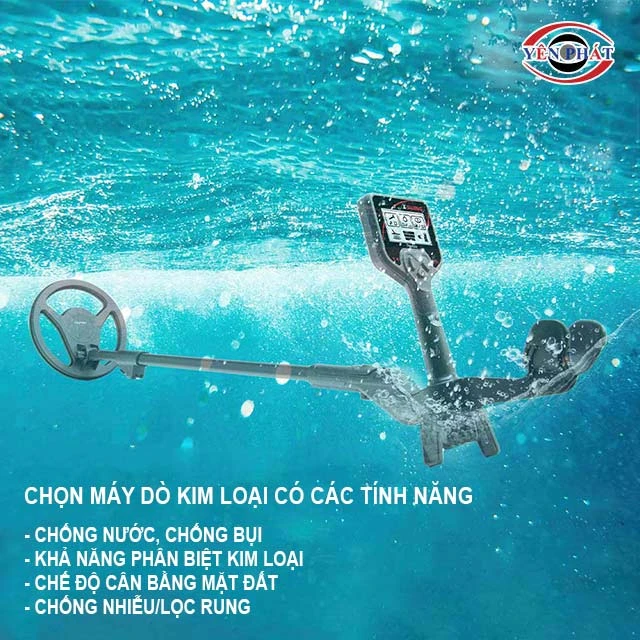 chọn máy dò kim loại có các tính năng bổ sung