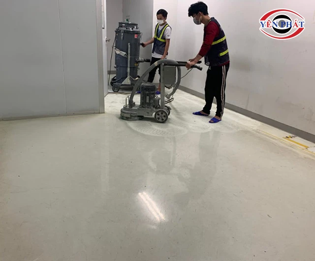 sử dụng máy mài sàn bê tông