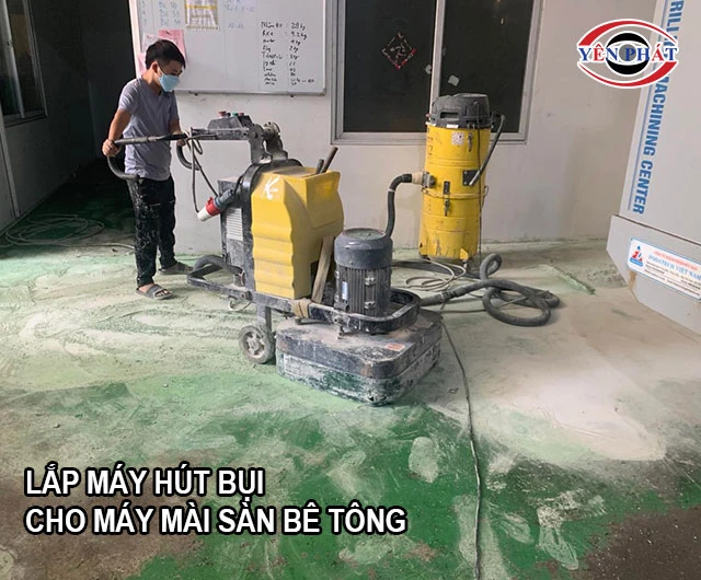 lắp hệ thống hút bụi cho máy