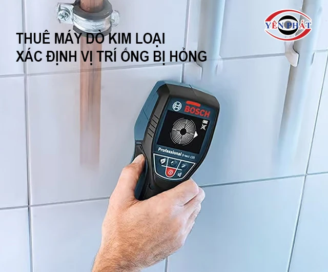 thuê máy dò để xác định vị trí ống bị hỏng