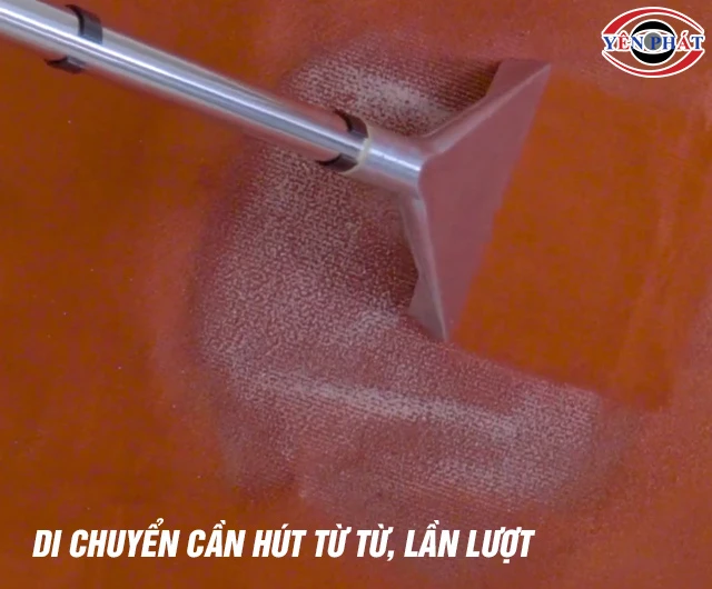 Cách dùng máy giặt thảm phun hút