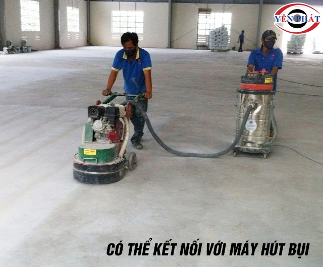 Cách sử dụng máy đánh bóng sàn kết nối máy hút bụi