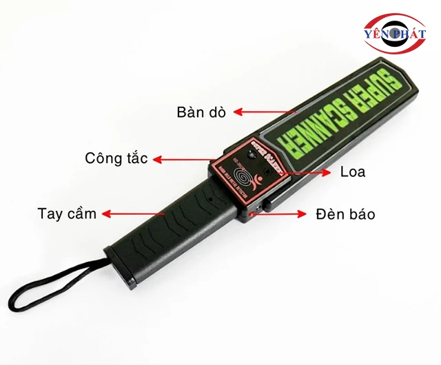 cấu tạo của máy dò kim loại