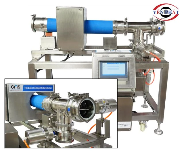 Máy dò kim loại dạng đường ống có đường ống chắc chắn