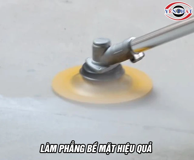 Máy mài bê tông cán dài làm phẳng bề mặt hiệu quả