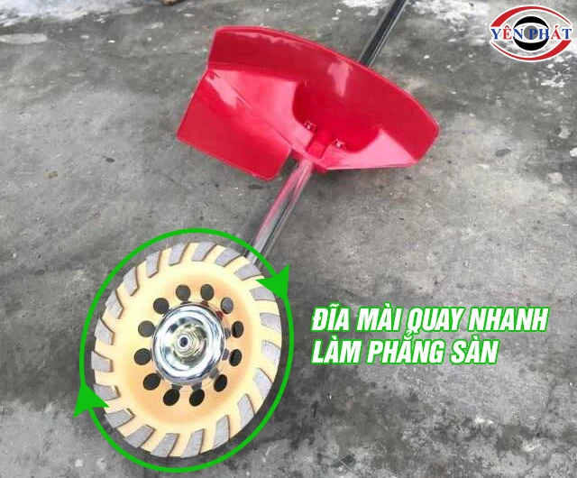 Nguyên lý máy mài sàn bê tông cán dài