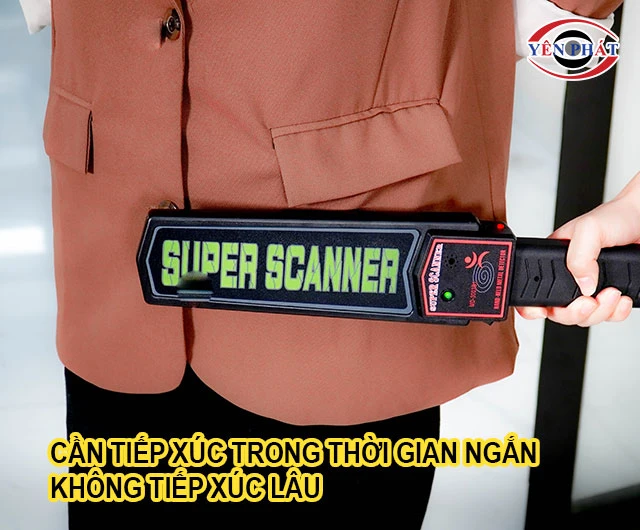 chỉ nên tiếp xúc trong thời gia ngắn