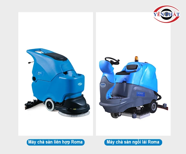 Phân loại máy chà sàn Roma
