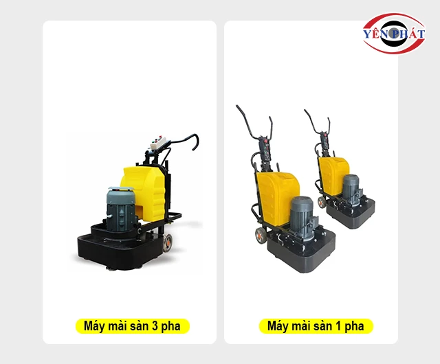 Phân loại máy mài sàn bê tông theo nguồn cấp