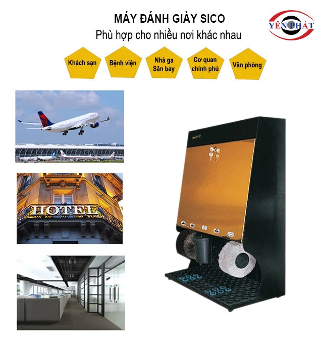 Ứng dụng máy đánh bóng giày Sico