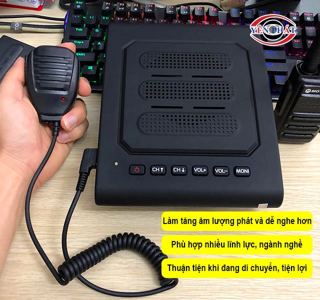 Những tiện ích khi sử dụng loa bộ đàm
