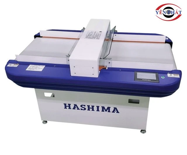 Máy dò kim trong may mặc Hashima HN-880C-120 cảm ứng từ nhạy