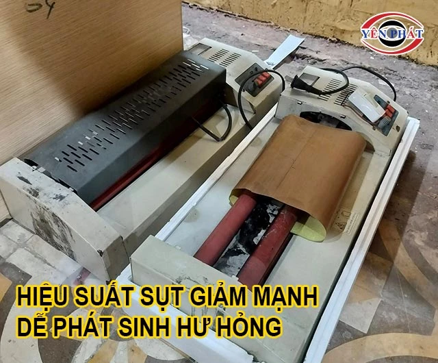 máy ép plastic cũ dễ bị hỏng