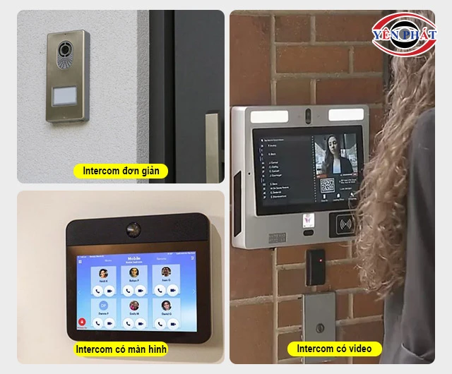 phân loại bộ đàm Intercom theo chức năng