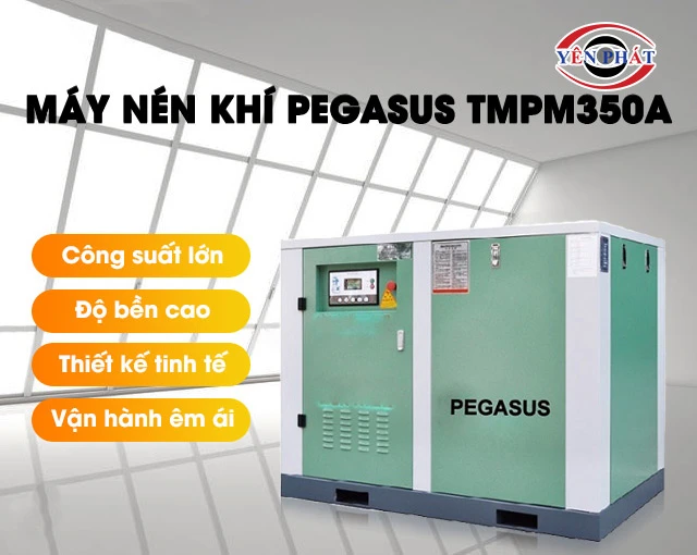 ưu điểm của máy nén khí trục vít Pegasus TMPM350A