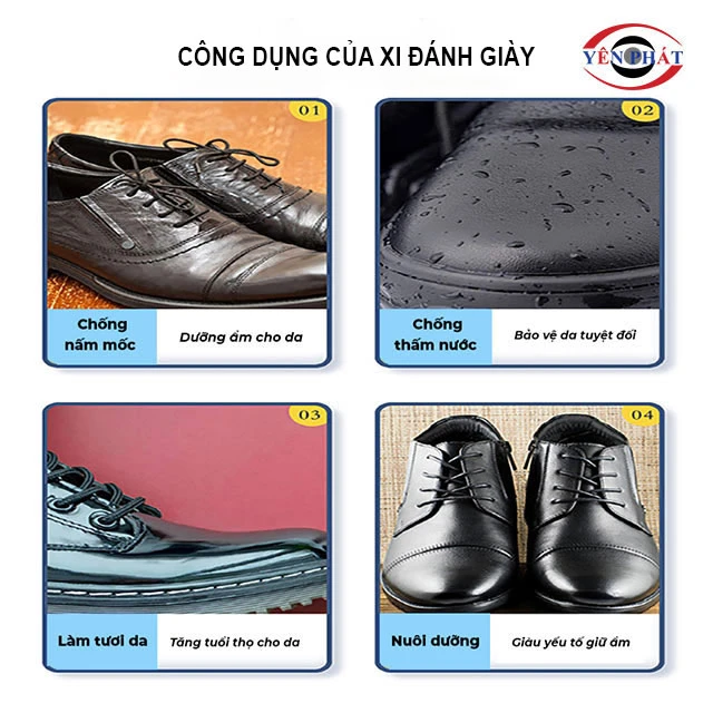 công dụng của Xi đánh giày