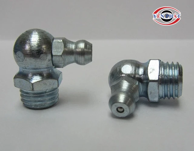 Đầu bơm mỡ bò cong 90 độ.