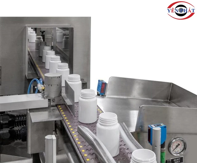 Máy dò tìm kim loại dược phẩm dạng chai/lọ