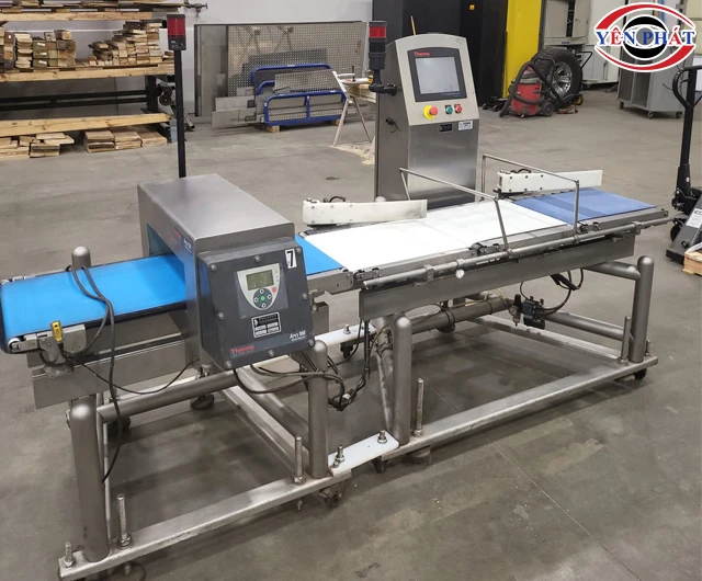 Máy dò tìm kim loại dược phẩm loại kết hợp cân kiểm tra