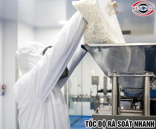 Máy dò kim loại dược phẩm rà soát nhanh