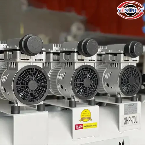 Máy nén hơi không dầu Pegasus TM-OF750x3-70L 2