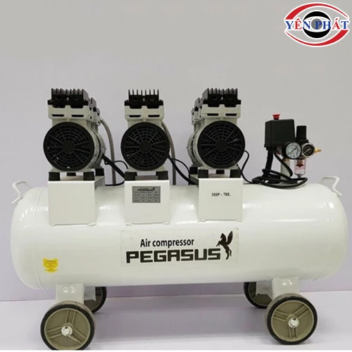 Máy nén hơi không dầu Pegasus TM-OF750x3-70L 5