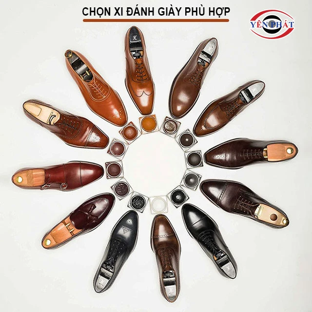 chọn mua xi theo màu giày