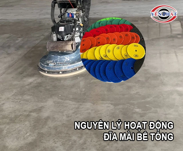 Nguyên lý hoạt động của đĩa mài bê tông