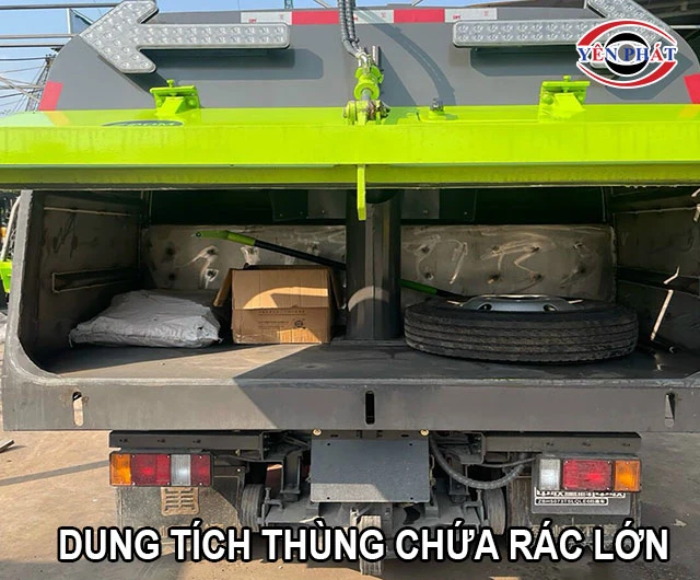 dung tích chứa rác lớn