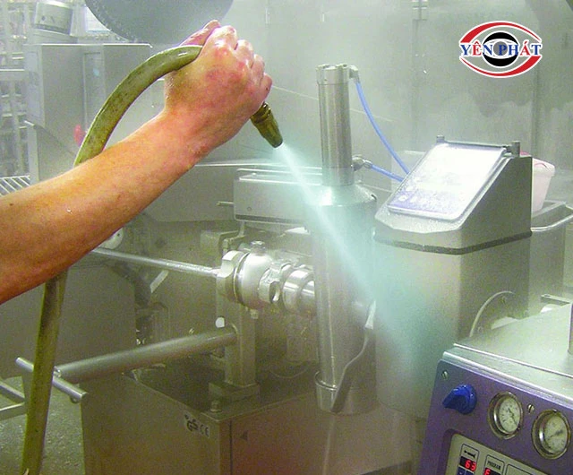 Vệ sinh máy dò kim loại dược phẩm