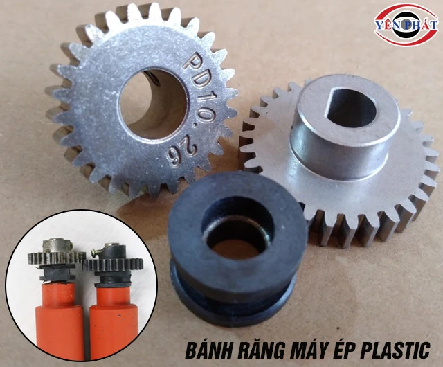 Bánh răng cấu tạo máy ép plastic