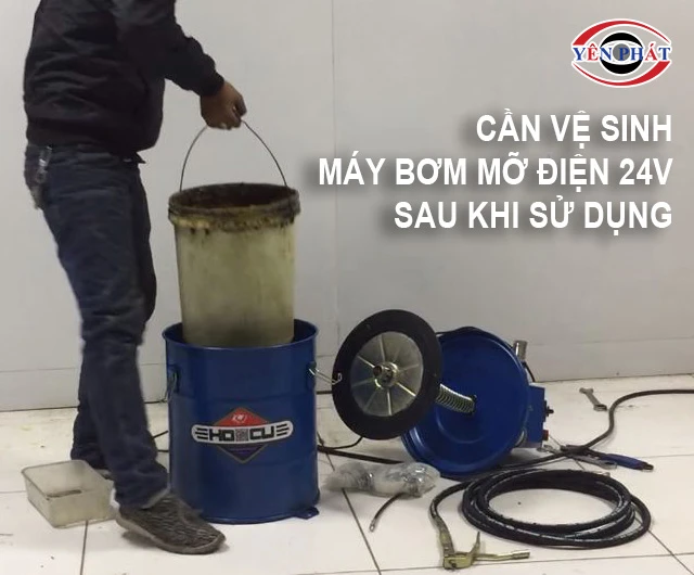 Vệ sinh máy sạch sẽ sau khi dùng